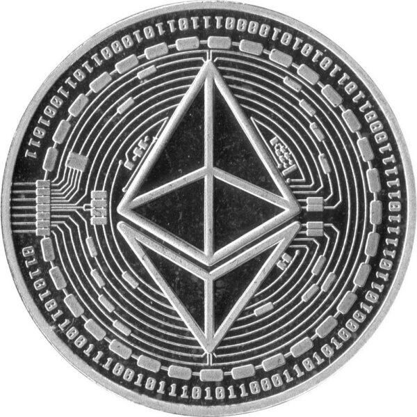 Tschad 5.000 Francs 2020 - Chrypto Serie "Ethereum" - 1 oz Silber