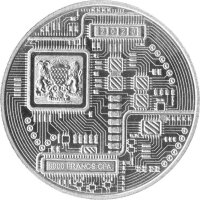 Tschad 5.000 Francs 2020 - Chrypto Serie "Ethereum" - 1 oz Silber