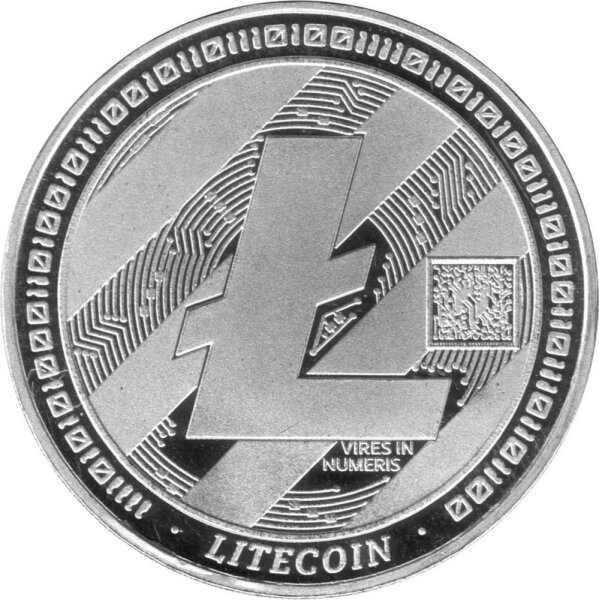 Tschad 5.000 Francs 2020 - Crypto Serie "Litecoin" - 1 oz Silber