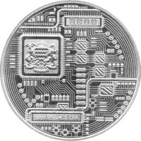 Tschad 5.000 Francs 2020 - Crypto Serie "Litecoin" - 1 oz Silber