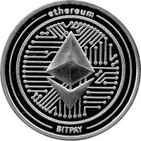 Round - Ethereum Bitpay - 1 oz Silber