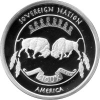USA 1 Dollar 2020 - Sioux Chief - 1 oz Silber PP