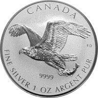 Kanada Birds of Prey 2017 Weißkopfseeadler 1 oz...