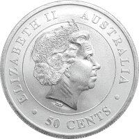 Australien Shark Series Hammerhai 2015 1/2 oz Silber - 2. Wahl