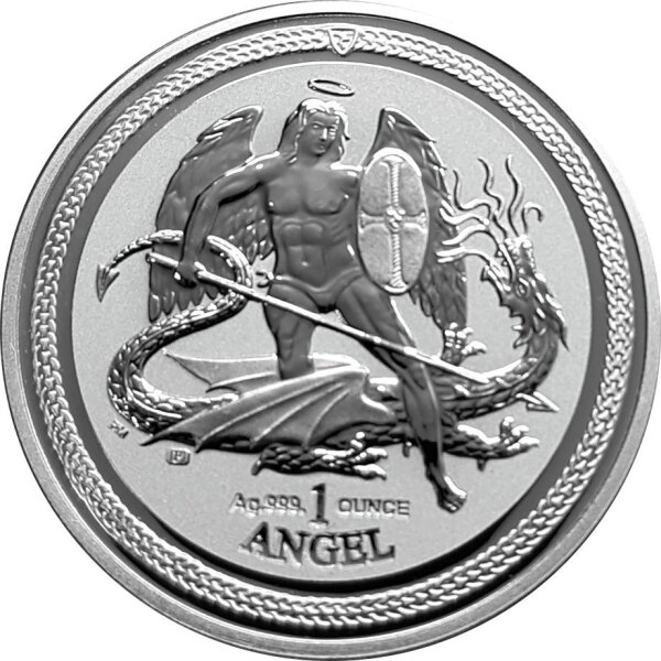 Isle of Man 2016 Angel 1 oz Silber
