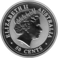 Australien Lunar I 2004 Jahr des Affen 1/2 oz Silber
