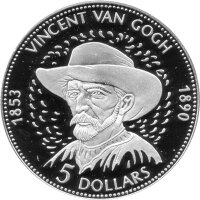 Cook Islands 5 Dollars 2003 - 150. Geburtstag von Vincent...