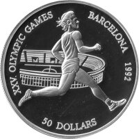 Cook Islands 50 Dollars 1990 - XXV. Olympische...