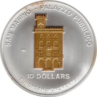 Nauru 10 Dollars 2005 - Europäische Denkmäler...