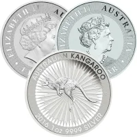 Australien Känguru div. 1 oz Silber