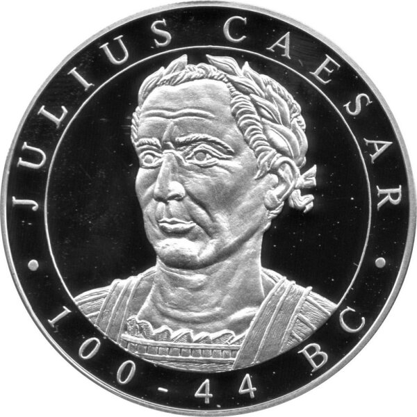 Somalia 250 Shillings 2002 - Julius Cäsar - Silber PP