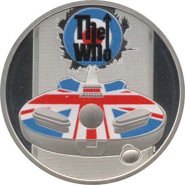UK 2 Pfund 2021 - Musik-Legenden "The Who" - 1 oz Silber PP teilcoloriert