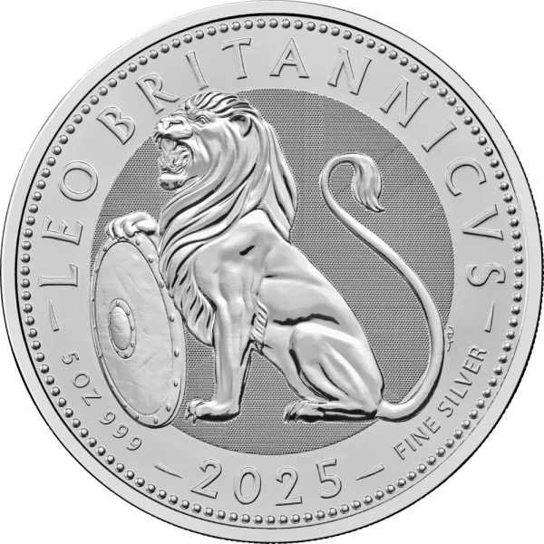 UK British Lion 2025 5 oz Silber
