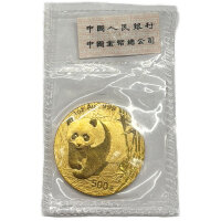 China Panda 2002 1 oz Gold