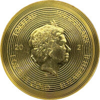 Tokelau Icon 1. Ausgabe Mona Lisa 2021 1 oz Gold Prooflike