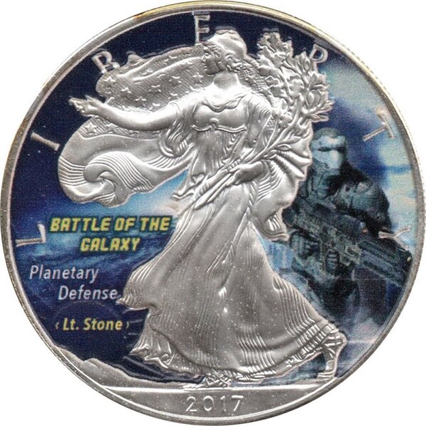 USA American Eagle 2017 - 1 oz Silber 3. Ausgabe - Battle of the Galaxy
