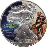 USA American Eagle 2017 - 1 oz Silber 5. Ausgabe - Battle...