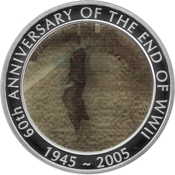 Australien 1 Dollar 2005 - 60 Jahre Ende des Zweiten Weltkriegs - 1 oz Silber PP