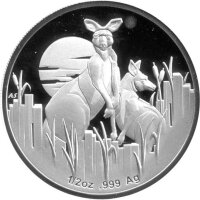 Australien Känguru RAM 2020 1/2 oz Silber PP
