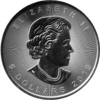 Kanada Maple Leaf 2019 - Happy Halloween 1 oz Silber coloriert