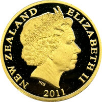 Neuseeland Kiwi 2011 1/4 oz Gold - Polierte Platte