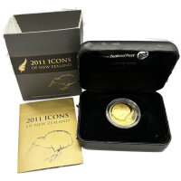 Neuseeland Kiwi 2011 1/4 oz Gold - Polierte Platte