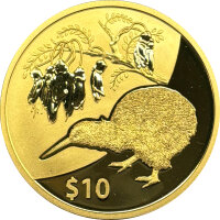 Neuseeland Kiwi 2012 1/4 oz Gold - Polierte Platte