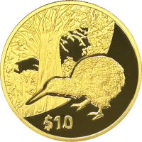 Neuseeland Kiwi 2013 1/4 oz Gold - Polierte Platte