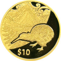 Neuseeland Kiwi 2014 1/4 oz Gold - Polierte Platte