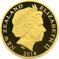 Neuseeland Kiwi 2014 1/4 oz Gold - Polierte Platte