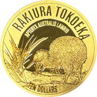 Neuseeland Kiwi 2017 1/4 oz Gold - Polierte Platte