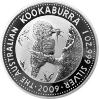 Australien Kookaburra 2009 1 oz Silber - Jubiläum...