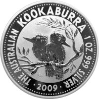 Australien Kookaburra 2009 1 oz Silber - Jubiläum...