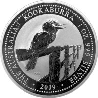 Australien Kookaburra 2009 1 oz Silber - Jubiläum...