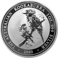 Australien Kookaburra 2009 1 oz Silber - Jubiläum...