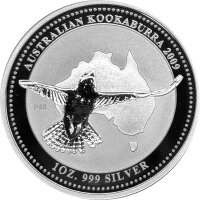 Australien Kookaburra 2009 1 oz Silber - Jubiläum...