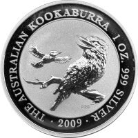 Australien Kookaburra 2009 1 oz Silber - Jubiläum...