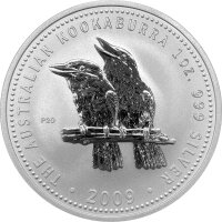 Australien Kookaburra 2009 1 oz Silber - Jubiläum...