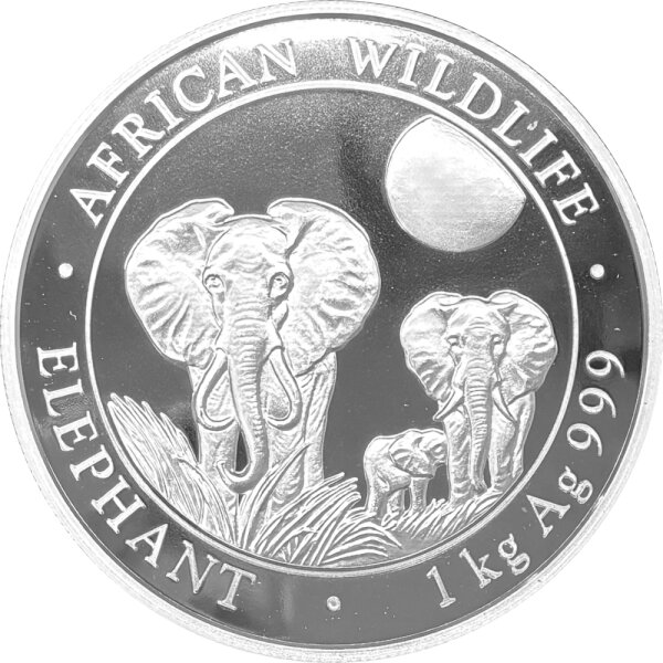 Somalia Elefant 2014 1000 Gramm Silber