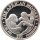 Somalia 10 Dollar 1999 - Der afrikanische Affe - 1 oz Silber PP