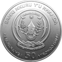 Ruanda African Ounce 2009 Elefant 1 oz Silber
