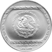 Mexiko 5 Pesos 1993 - Anciano Con Brasero - 1 oz Silber