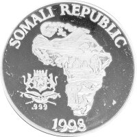 Somalia African Monkey 1. Ausgabe 1998 1 oz Silber
