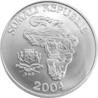 Somalia African Monkey 7. Ausgabe 2004 1 oz Silber