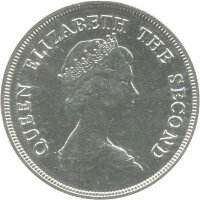 Tuvalu 10 Dollar 1980 - 80. Geburtstag von Königin Mutter - Silber