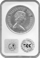 Tuvalu 10 Dollar 1980 - 80. Geburtstag von Königin Mutter - Silber