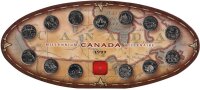 Kanada Set 12 x 25 Cents 1999 - Die Geschichte Kanadas im...