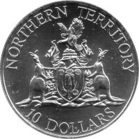 Australien 10 Dollar 1992 - Die Staaten Australiens "Nordterritorium" - Silber