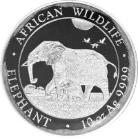 Somalia Elefant 2022 10 oz Silber