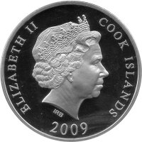Cook Islands 10 Dollars 2009 - Weltdenkmäler "Arc de Triomphe" - Silber PP Skulpturmünze teilvergoldet